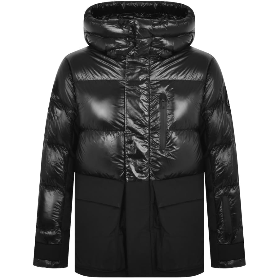 Moose Knuckles Adams Peak Jacket Black | Mainline Menswear